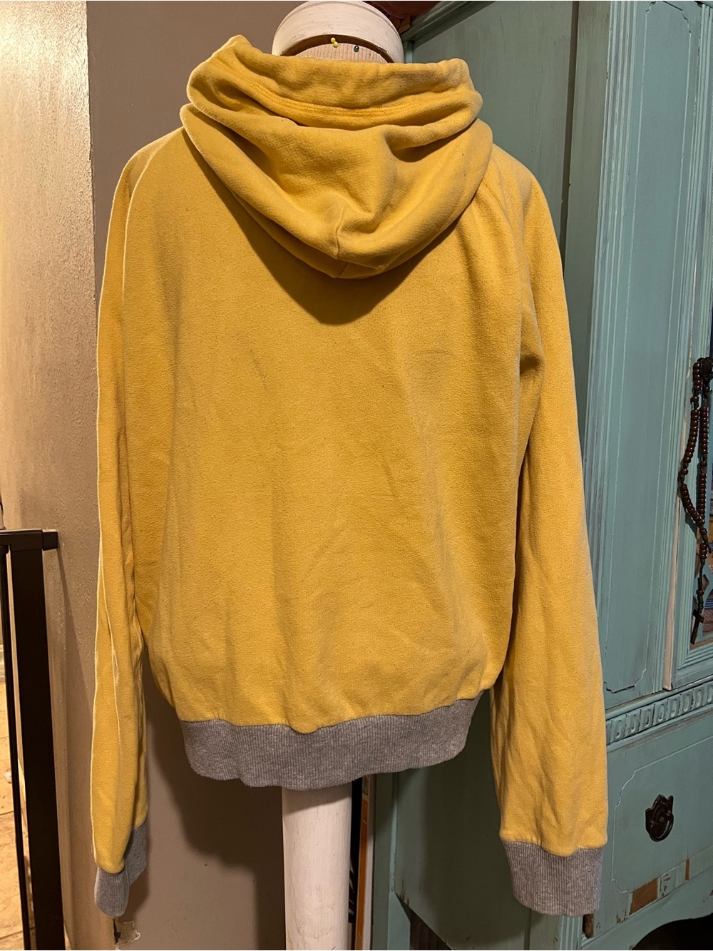 Vintage Y2K 2009 Go Green Victoria’s Secret PINK Hoodie Sweatshirt Size Large L - Picture 5 of 7